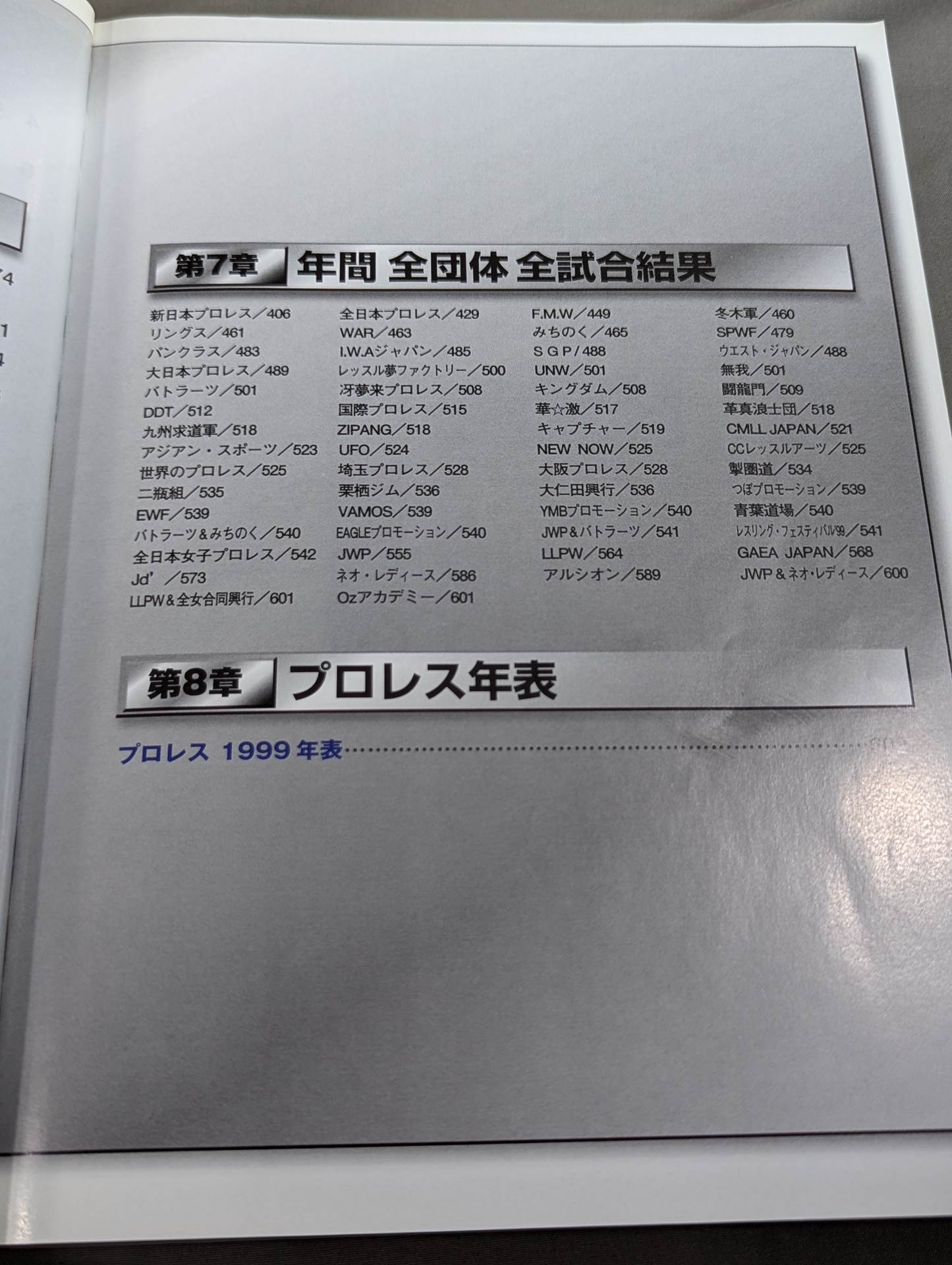 Pro Wrestling  2000 Yearbook