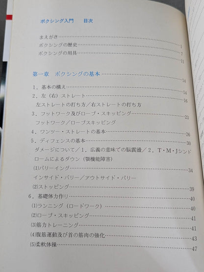 To learn the basics (4) Introduction to boxing