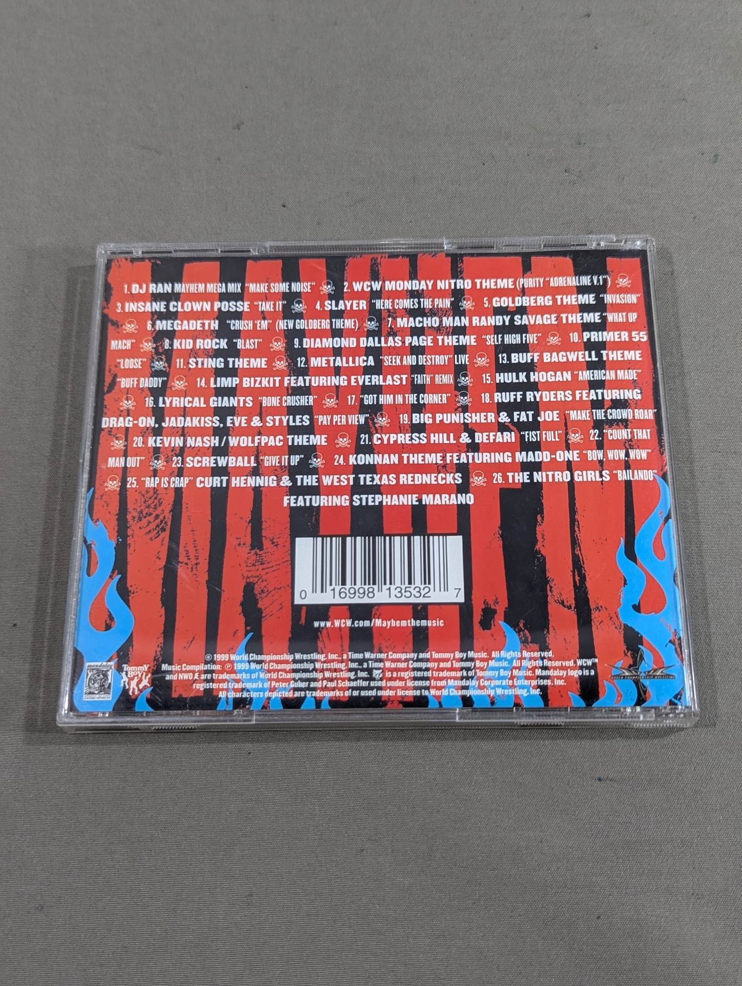 WCW MAYHEM THE MUSIC(海外盤)