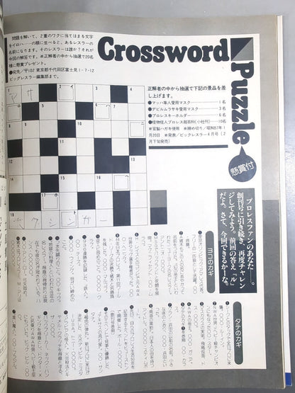 月刊ビッグレスラー 1982年2月号