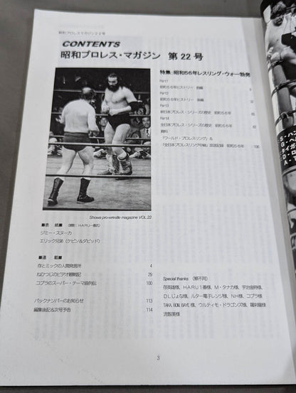 ミック博士の昭和プロレスマガジン第22号 ★特集 昭和56年 レスリング・ウォー勃発!★