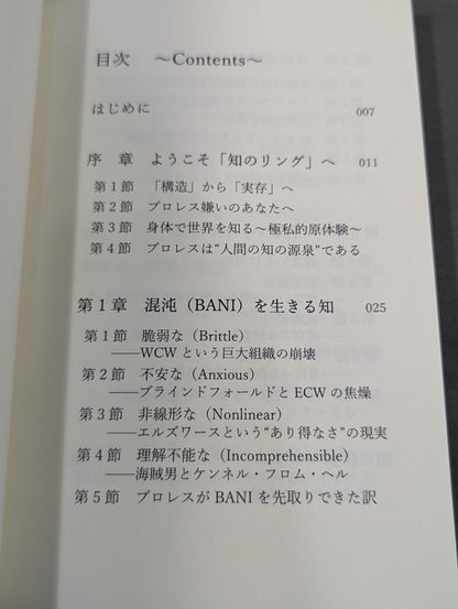 知まみれのリング  プロレス思考２