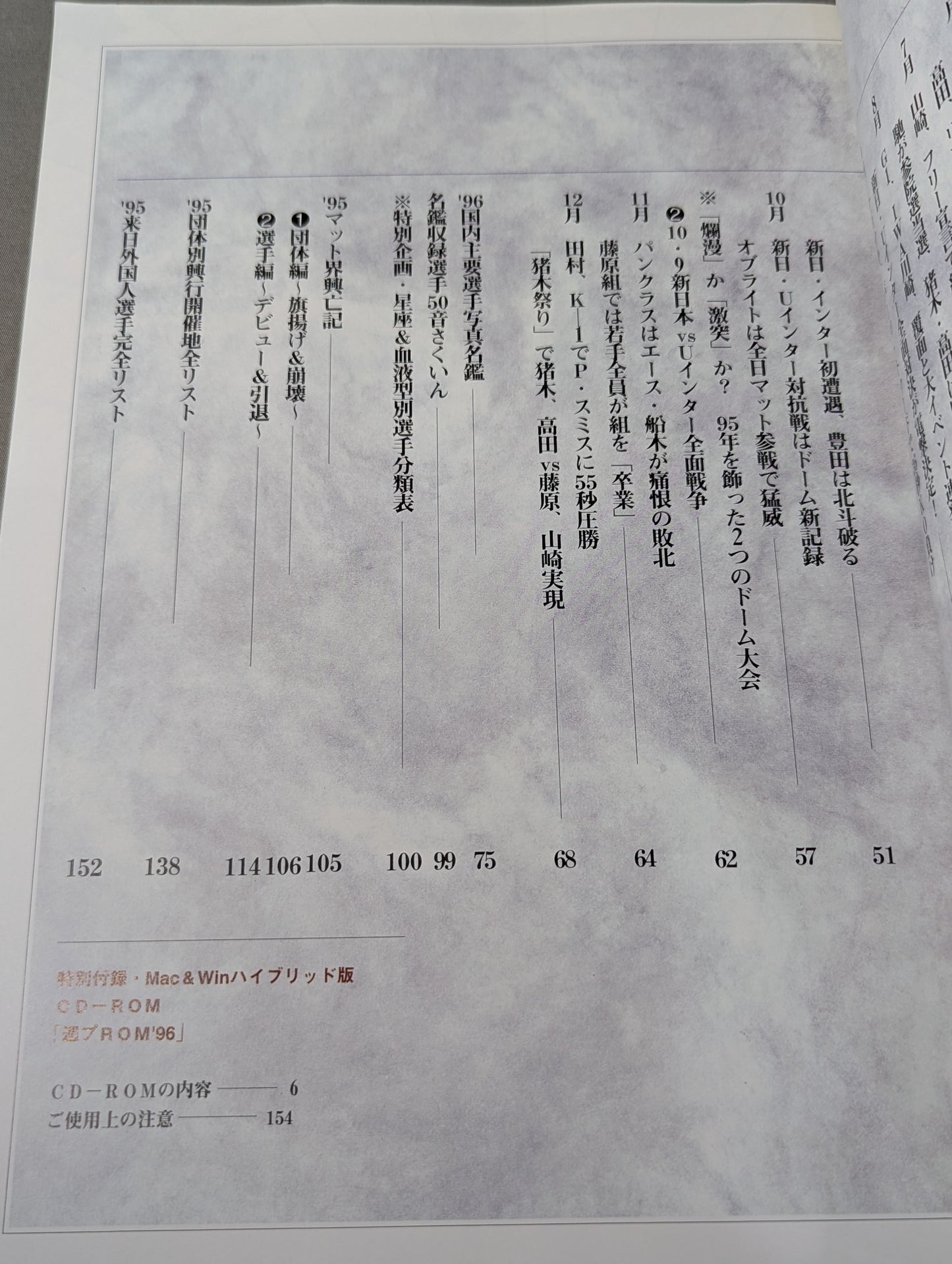 Pro Wrestling Yearbook '96