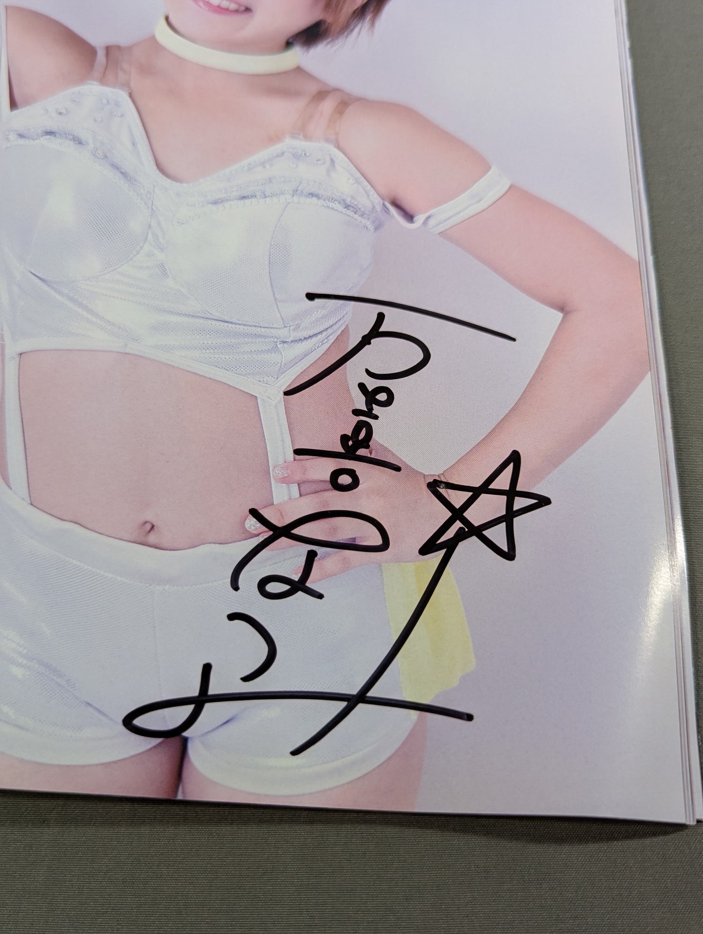 [3 fighters  hand signed autograph 】FOTOLIBRE de Mascara Numero.61