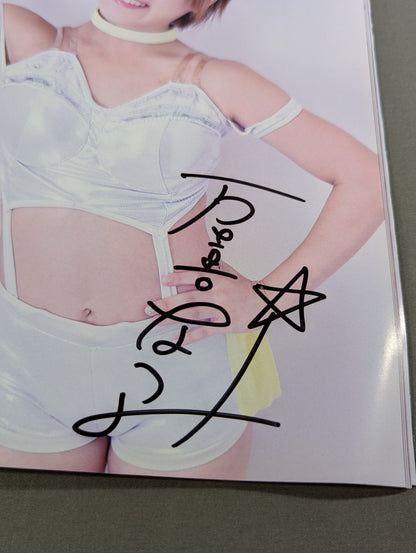 [3 fighters  hand signed autograph 】FOTOLIBRE de Mascara Numero.61