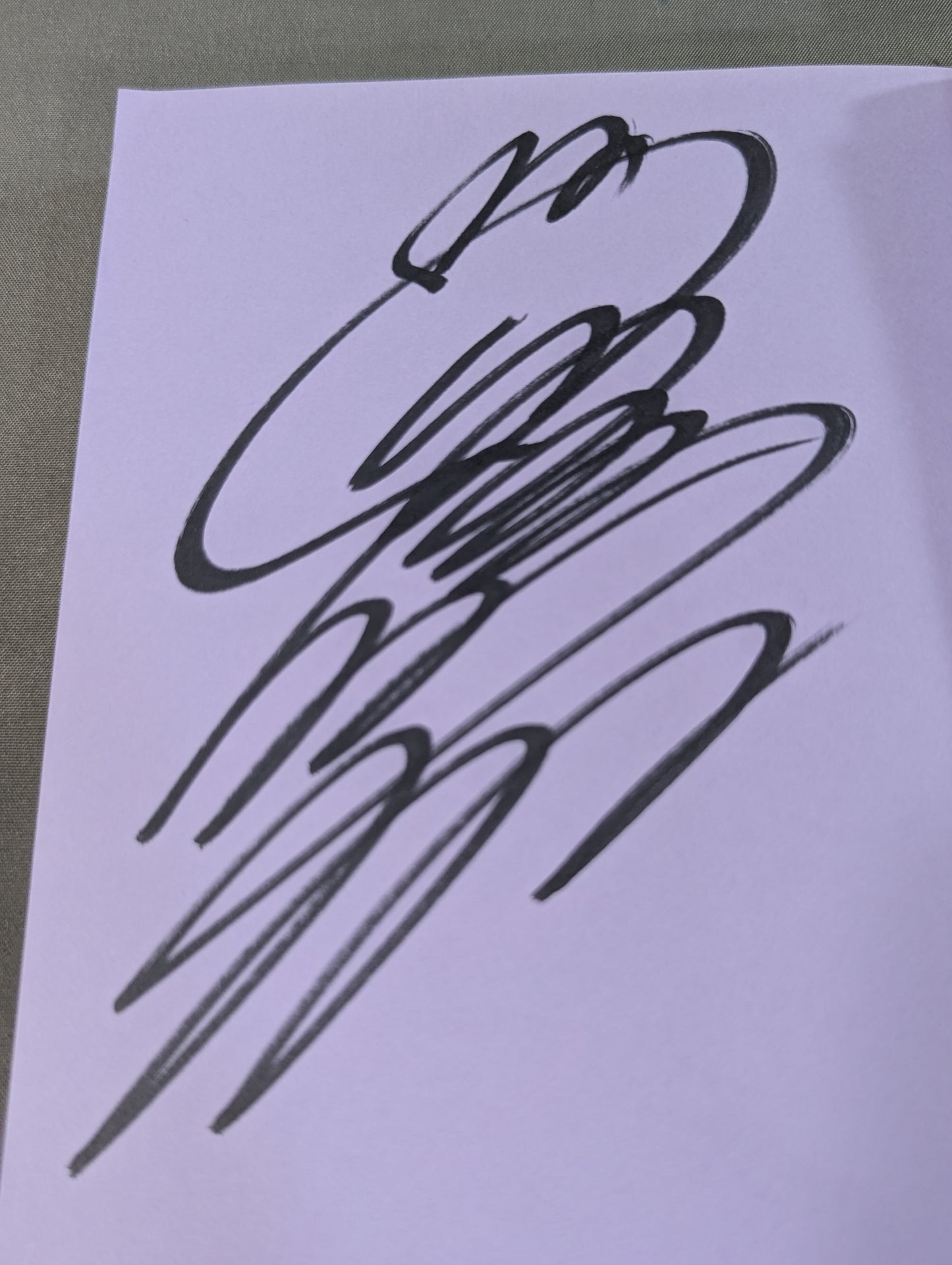 【Hand signed autograph】【Hand signed autograph】 White scripture