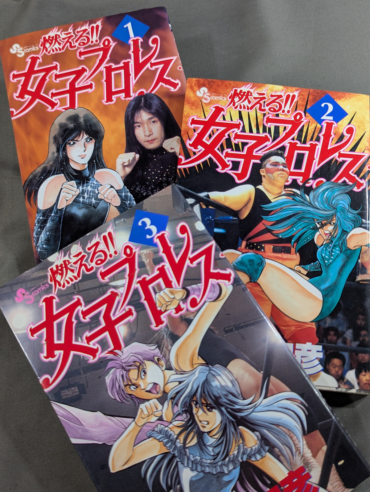 [All 3 volumes set] Burning! !! Women's Pro Wrestling