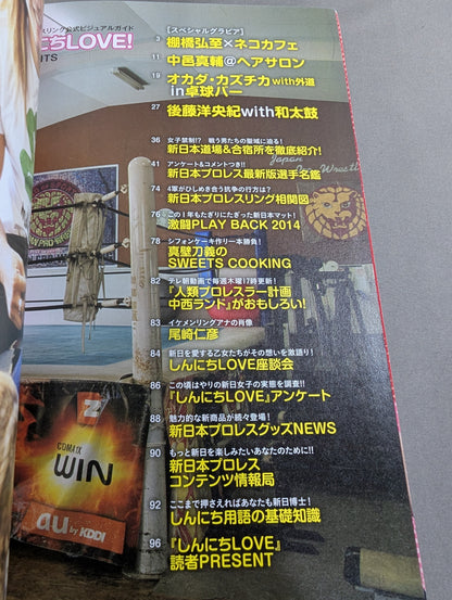 New Japan Pro Wrestling Pro-wrestling  Official Visual Guide Shinnichi LOVE!