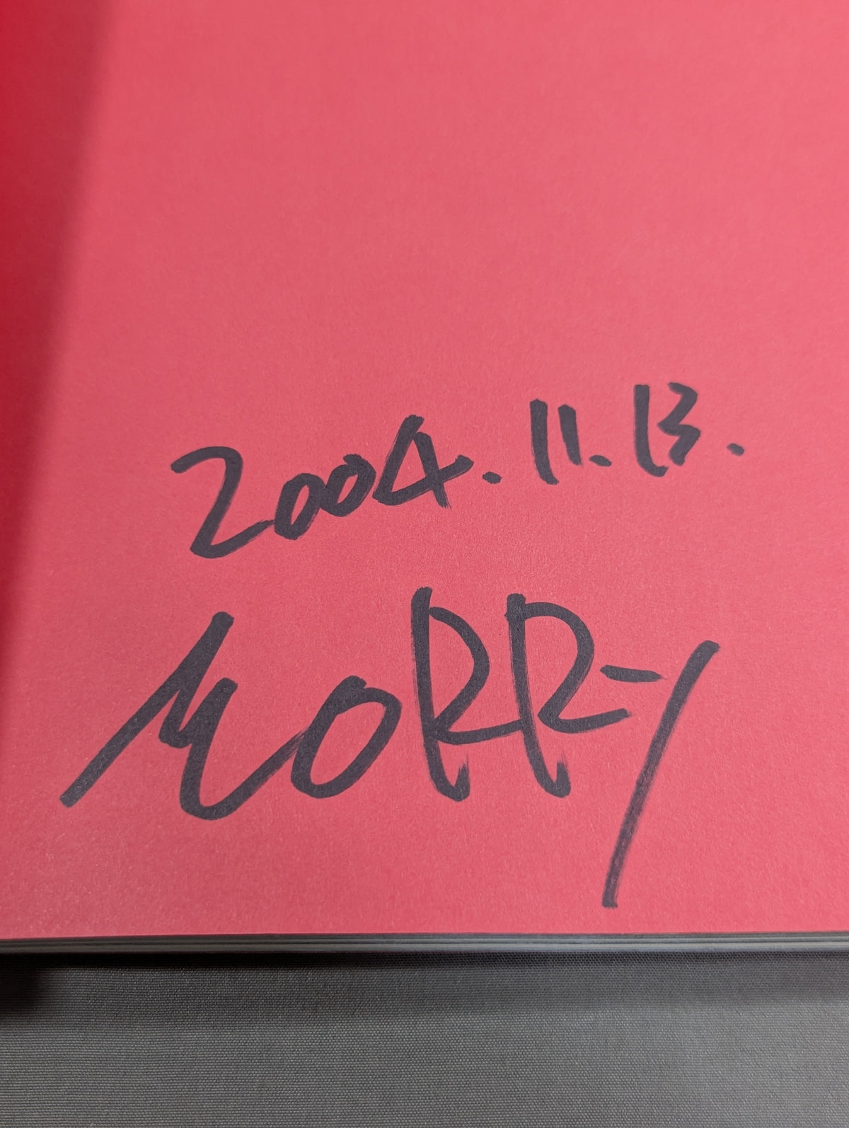 [Mori Mori Takahiro hand signed autograph] Nude Choice Naoya Ogawa