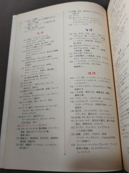 プロレス語辞典 プロレスにまつわる言葉をイラストと豆知識で元気に読み解く