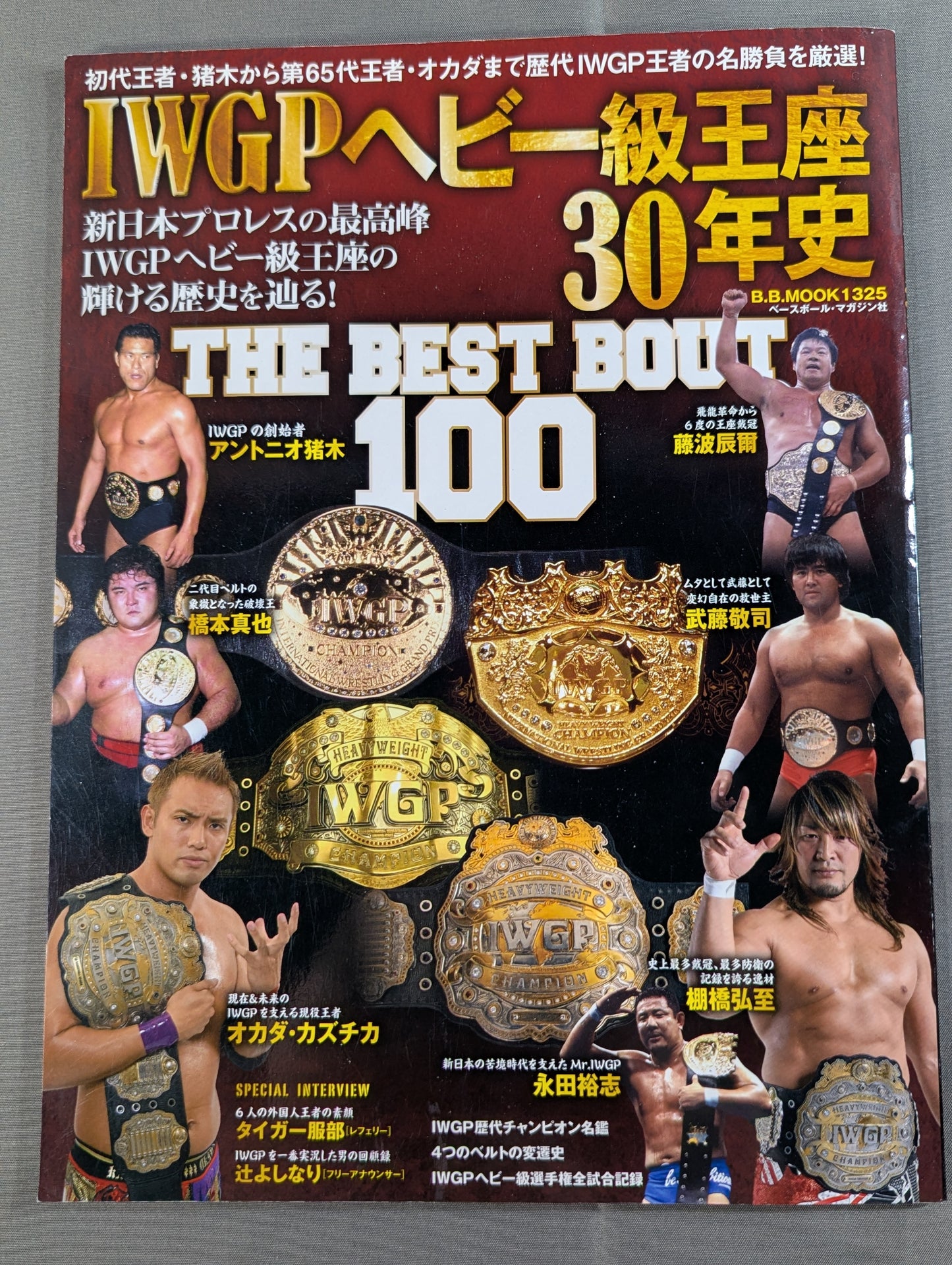 IWGP Heavyweight Championship 30 Years THE BEST BOUT 100
