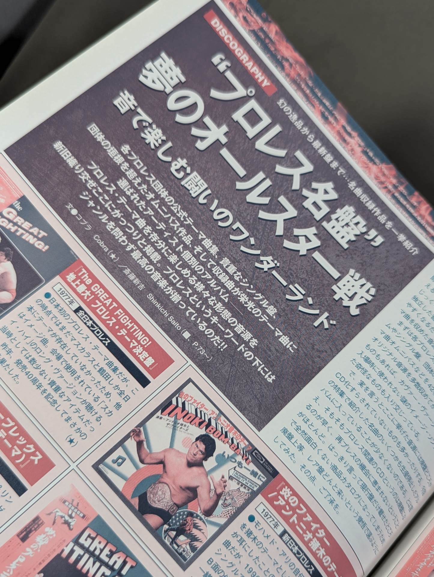 YOUNG GUITAR  プロレス・スーパーギター列伝