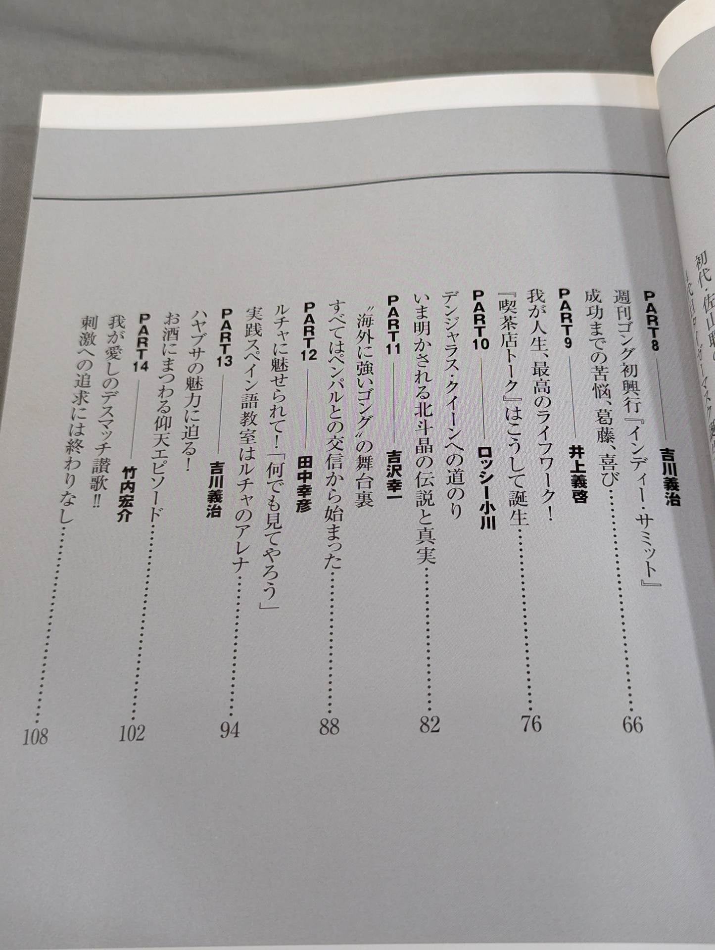 Back Gong Real Print Pro Wrestling  Flag Raising