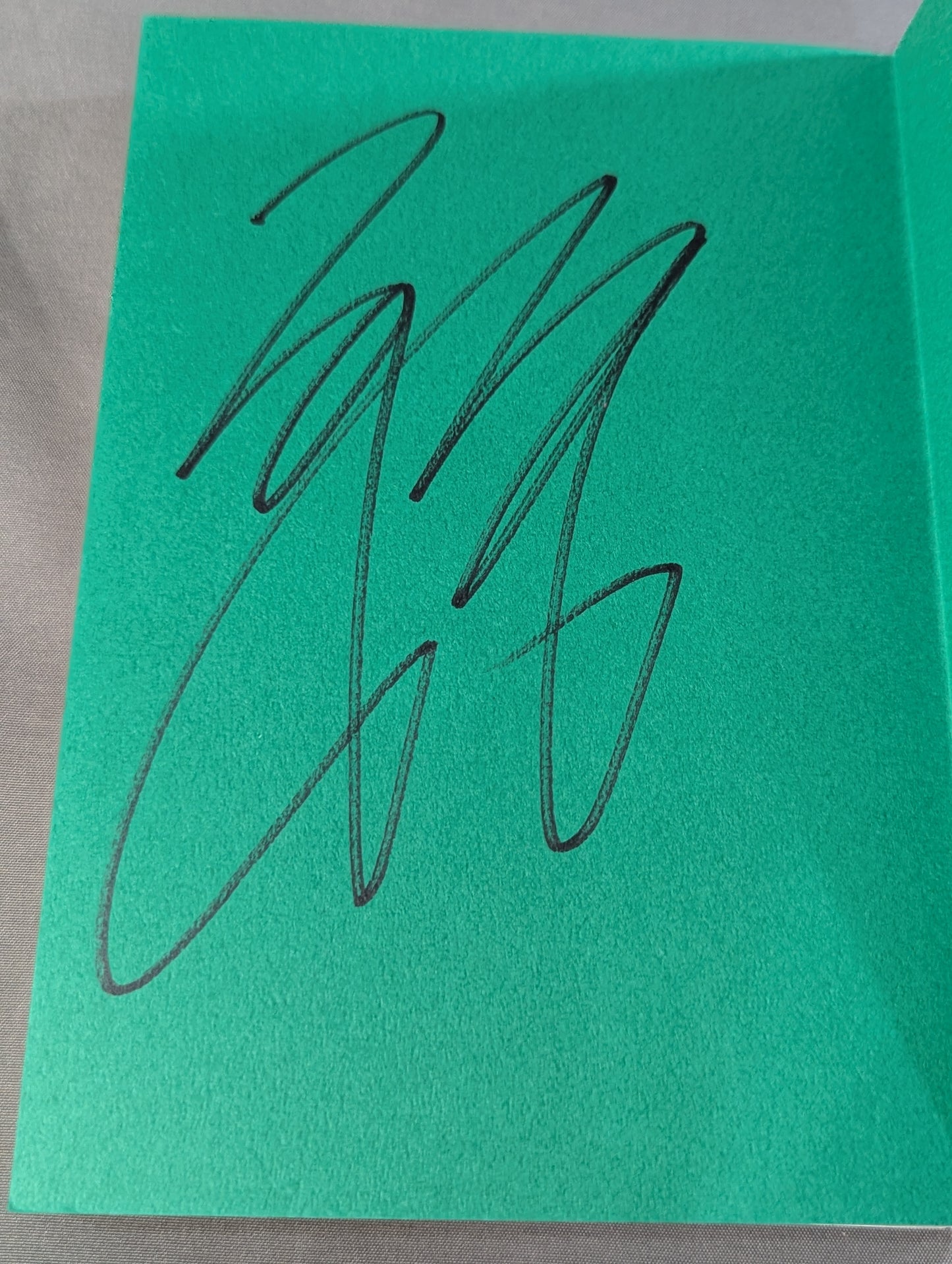 [Sanshiro Takagi hand signed autograph ] Weak Pro Wrestling  with annual sales of 5 million yen Until promotion enters the group of listed companies