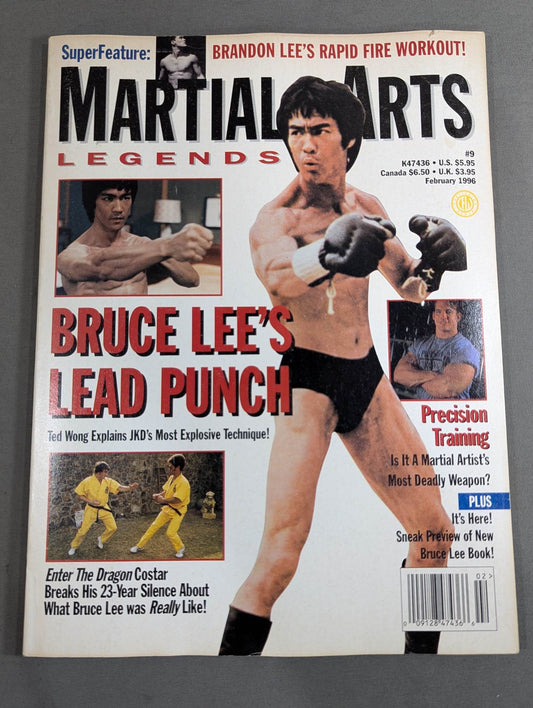 MARTIAL ARTS LEGENDS February 1996 issue