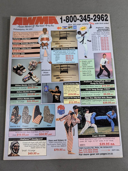 MARTIAL ARTS LEGENDS February 1996 issue