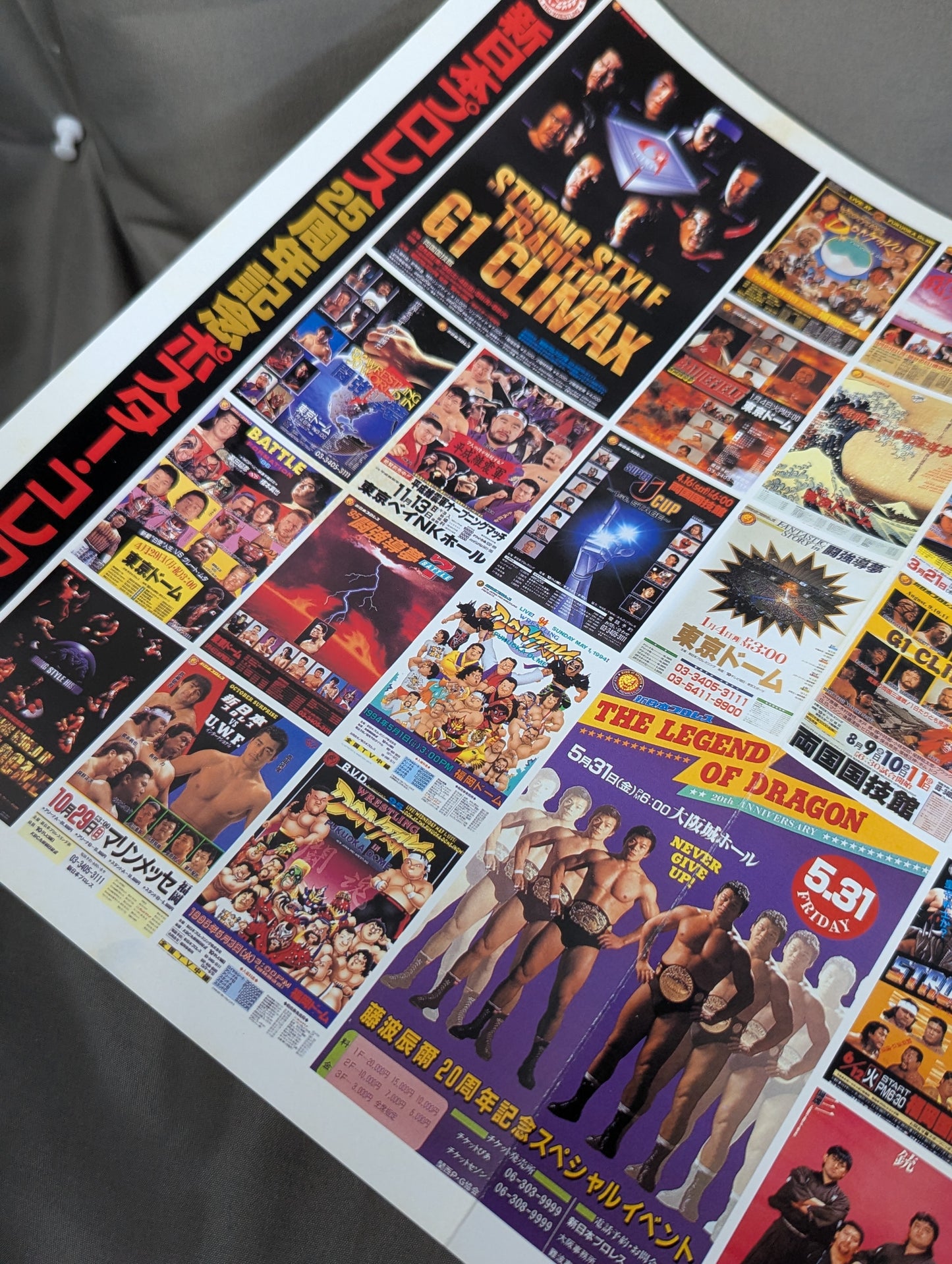 New Japan Pro Wrestling 25 Years History 25th Anniversary Edition 1972-1996