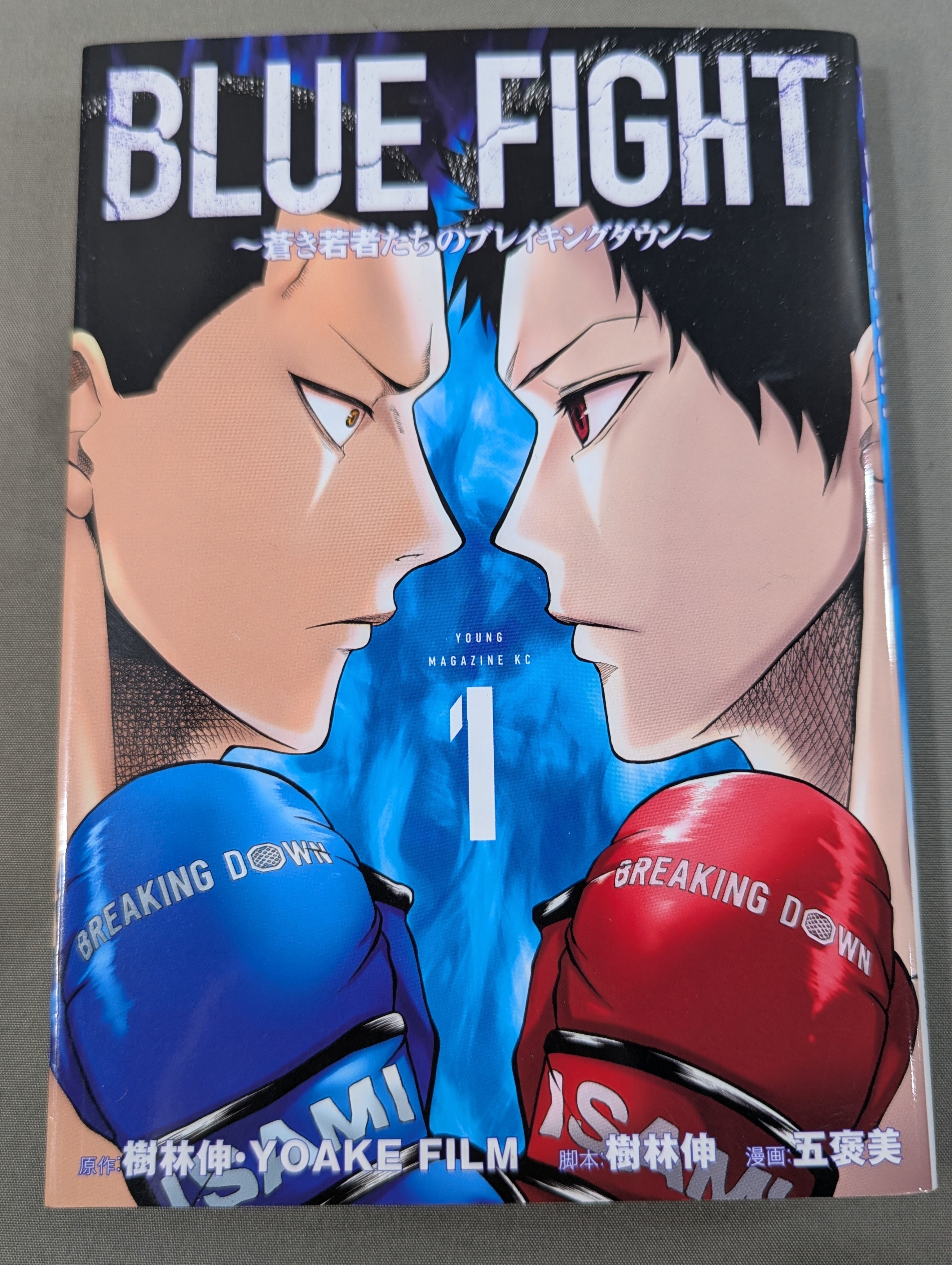 BLUE FIGHT ブレイキングダウン　やべきょうすけ　サイン色紙 全4巻セット】BLUE FIGHT~蒼き若者たちのブレイキングダウン~ – 闘道館
