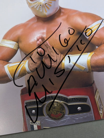 [First generation Mistico  hand signed autograph 】FOTOLIBRE de Mascara Numero.11