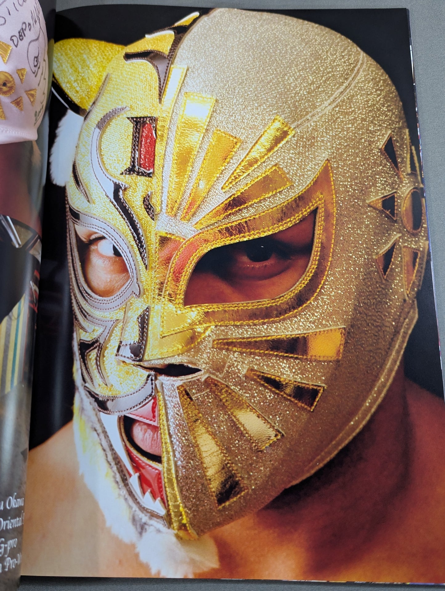 [First generation Mistico  hand signed autograph 】FOTOLIBRE de Mascara Numero.11