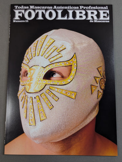 [First generation Mistico  hand signed autograph 】FOTOLIBRE de Mascara Numero.11