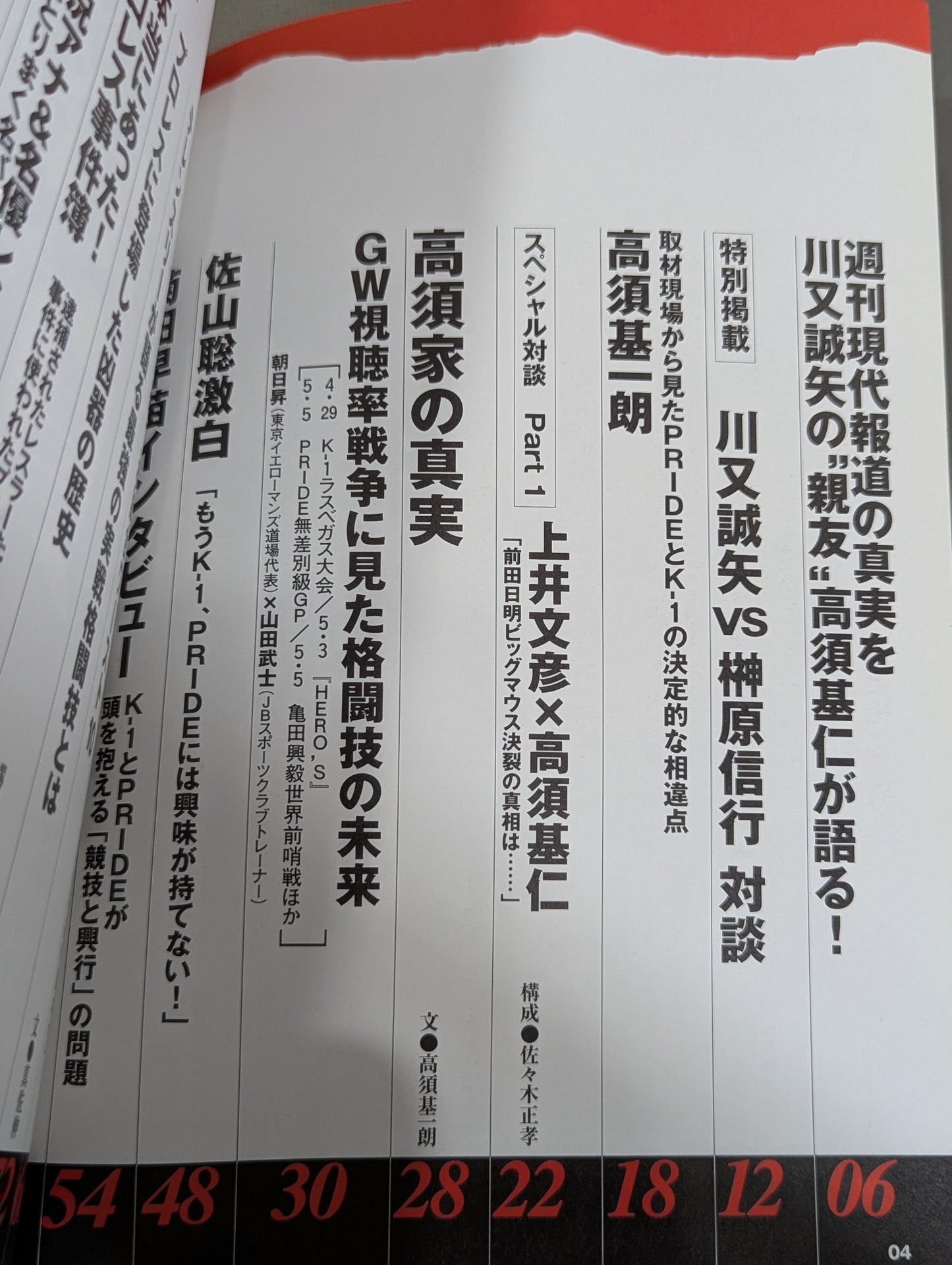 Pro Wrestling K-1 PRIDE Yami Behind the Scenes Case Files 2