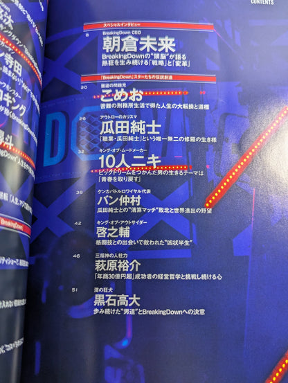 Super BREAKING DOWN Official BOOK