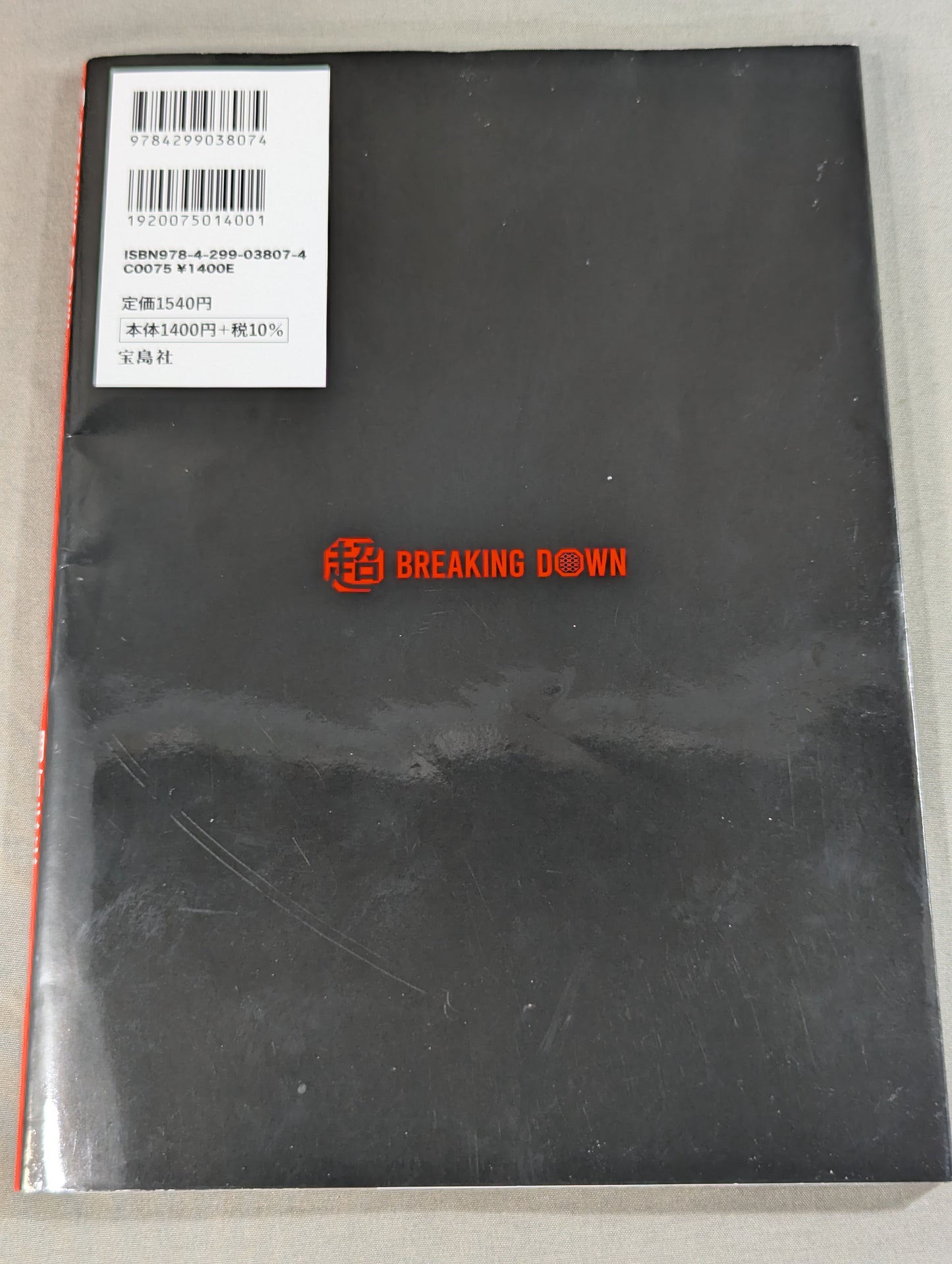 Super BREAKING DOWN Official BOOK