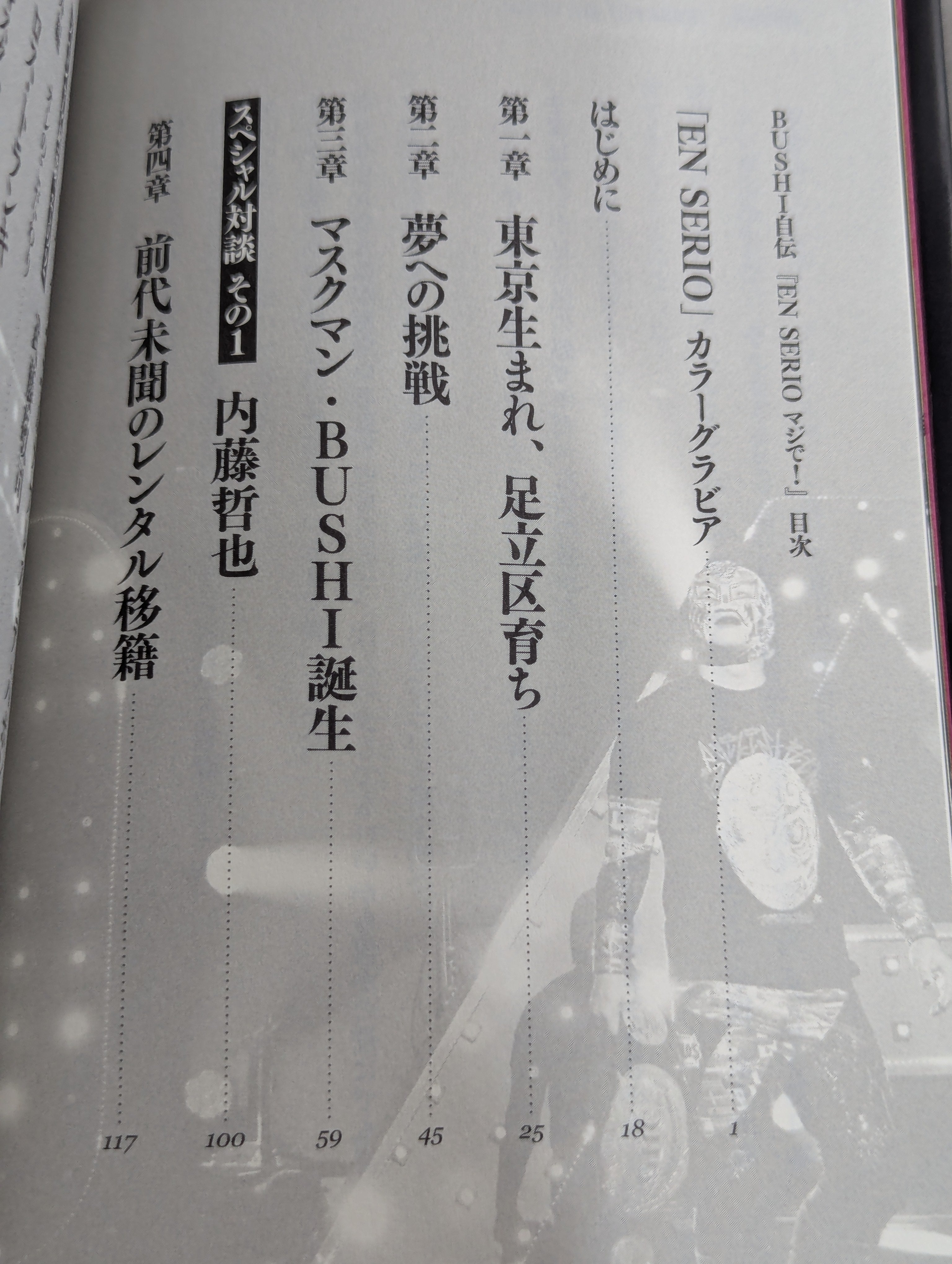 直筆サイン入り】BUSHI自伝 EN SERIO (エンセリオ) マジで！ – 闘道館