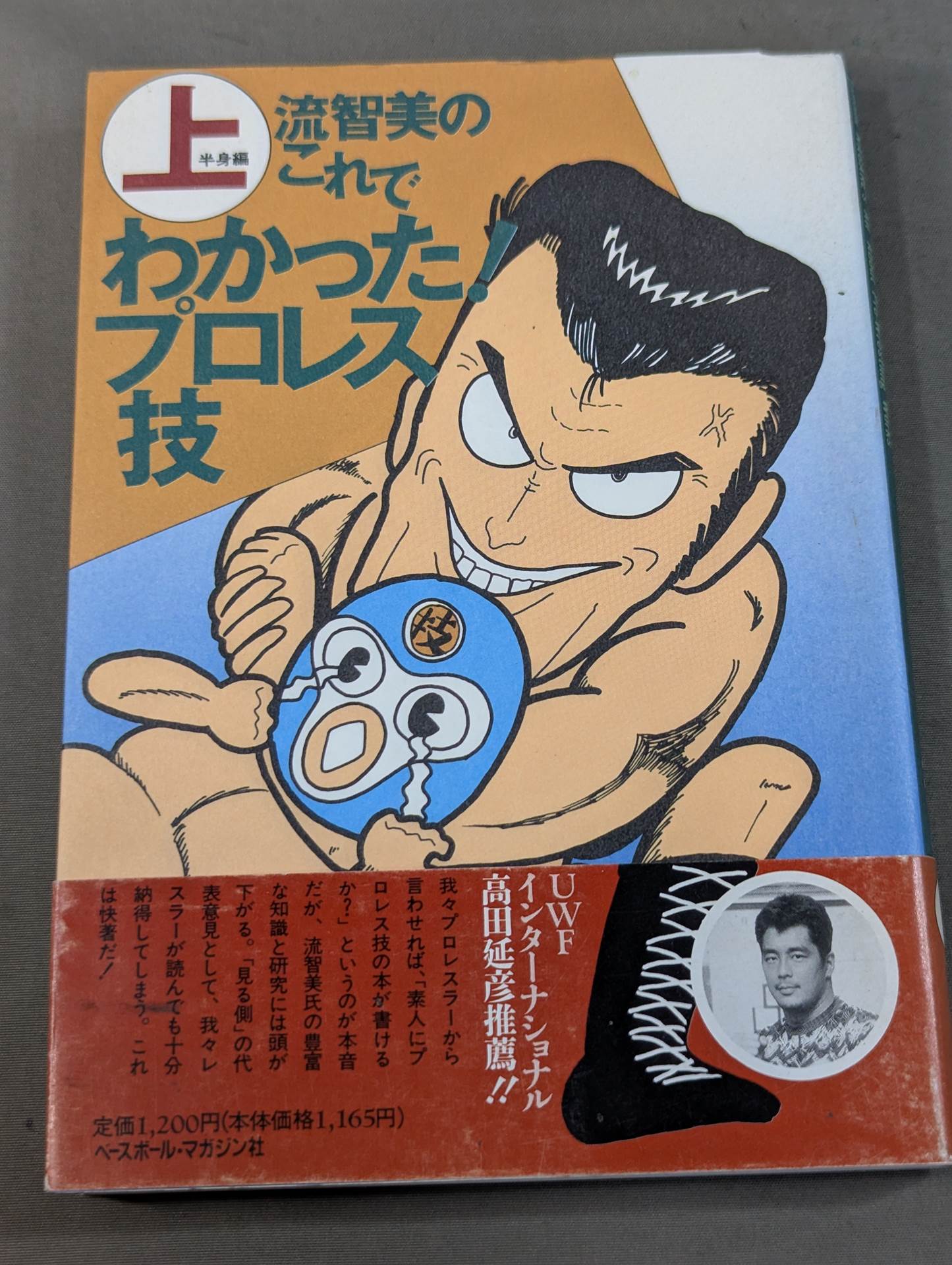 I understand this from Tomomi Ryu! Pro Wrestling Technique Upper Body Edition