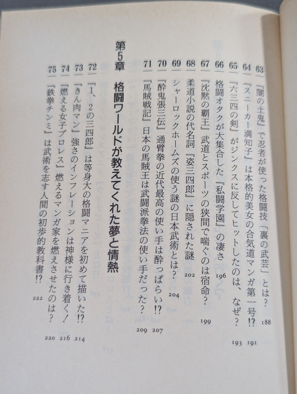 Martial Arts Manga, Anime, Games, Novels - 99 Mysteries