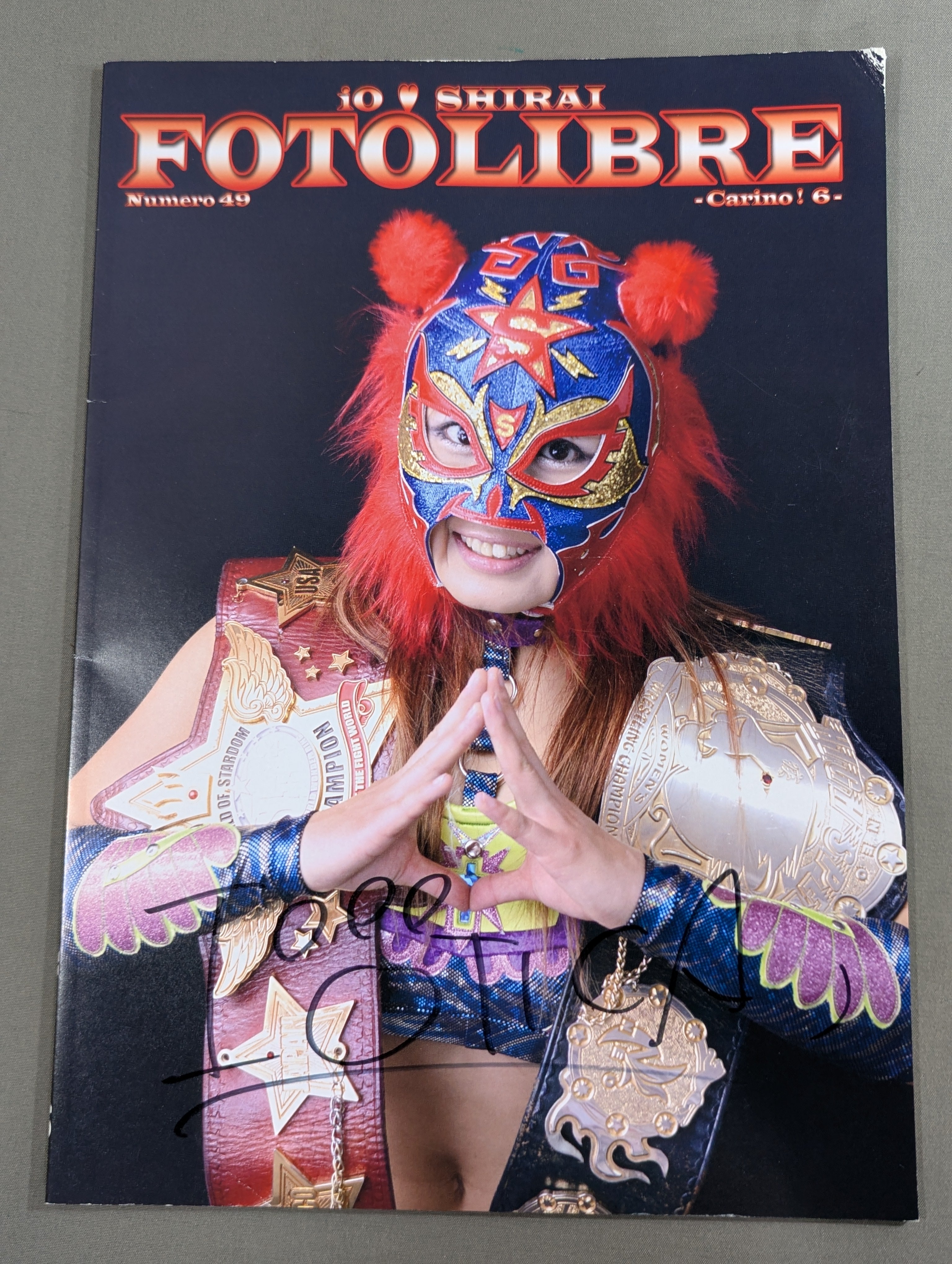 紫雷イオ＆IOTICA 直筆サイン入り】FOTOLIBRE de Mascara Numero.49