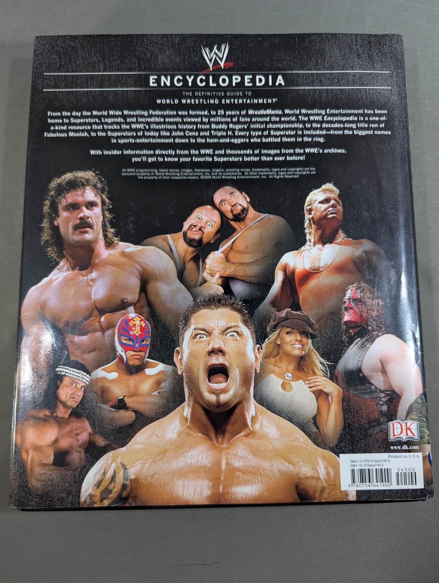 WWE ENCYCLOPEDIA : THE DEFINITIVE GUIDE TO WORLD Wrestling  ENTERTAINMENT
