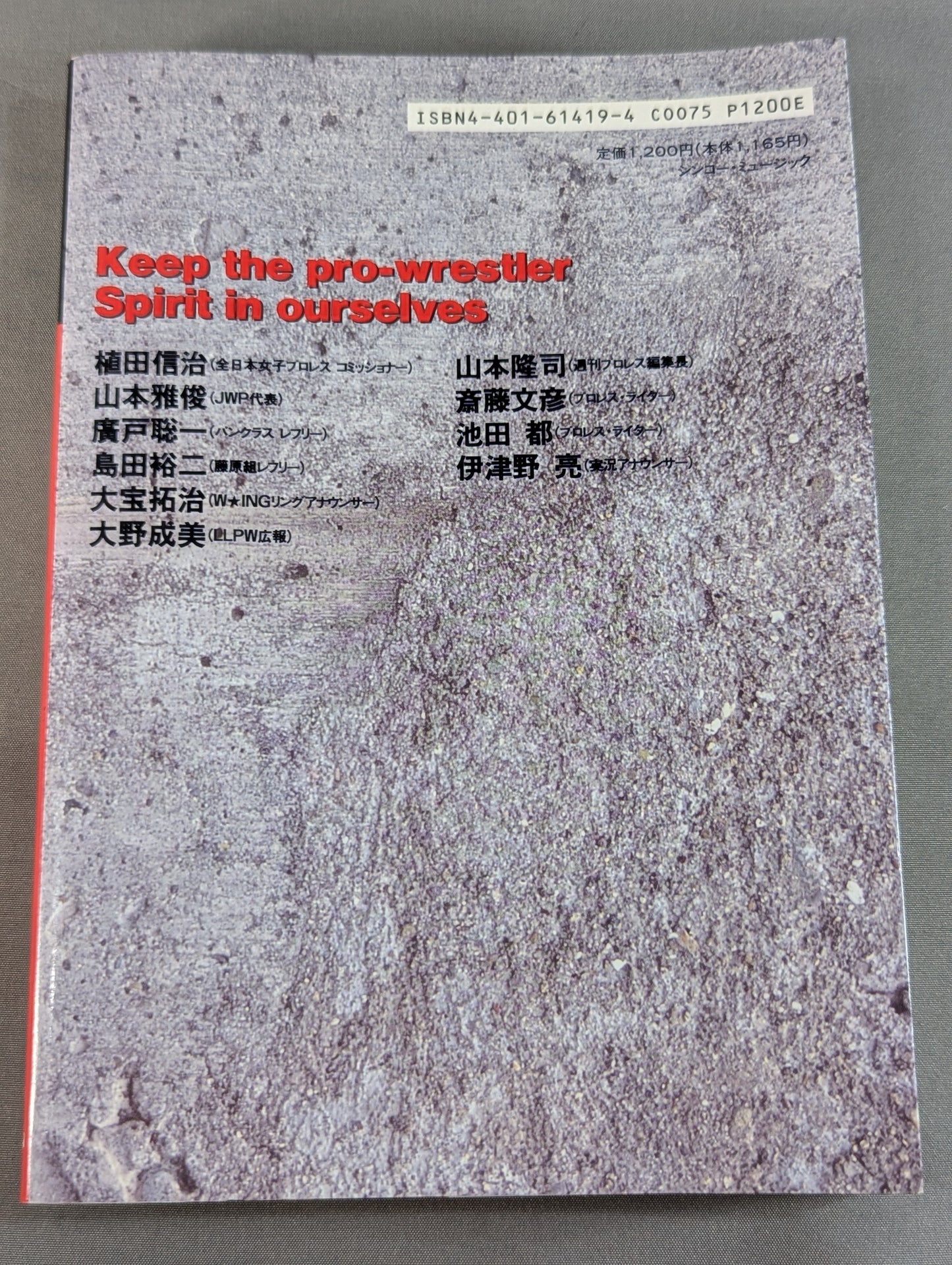 The heart is always a pro wrestler All-Star Interview Collection