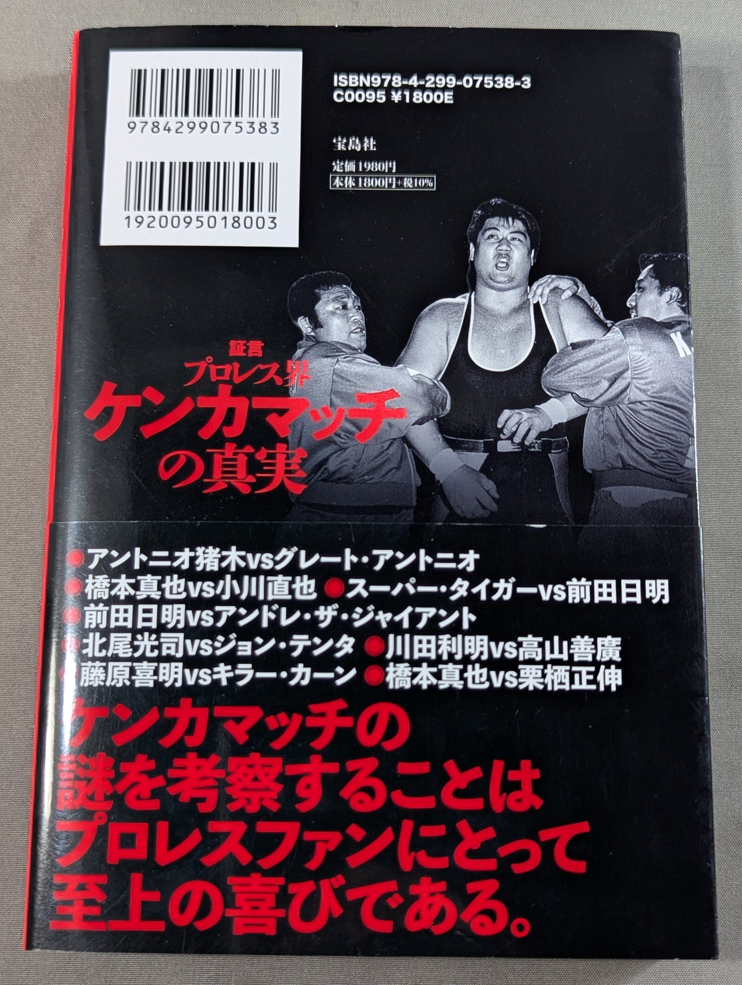 証言 プロレス界ケンカマッチの真実