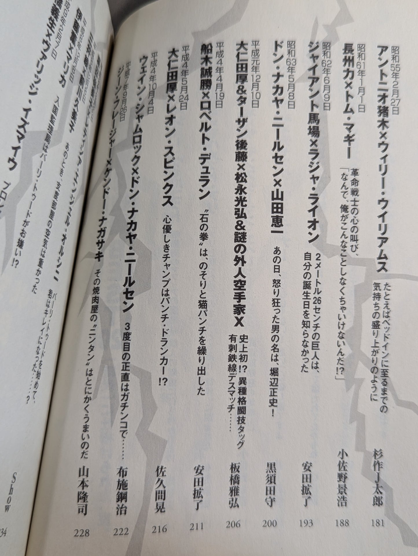 別冊宝島スペシャル 昭和プロレス!名勝負列伝