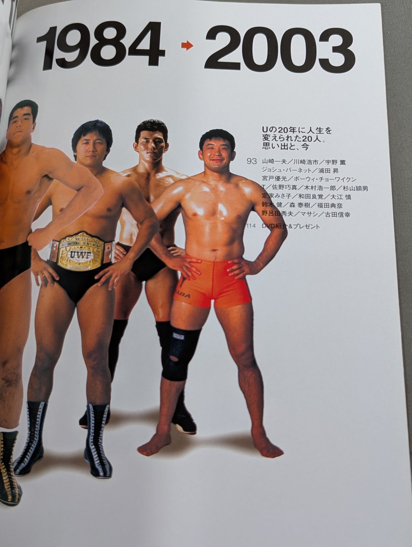 UWF→PRIDE 20 Years of Mixed Martial Arts 1984→2003