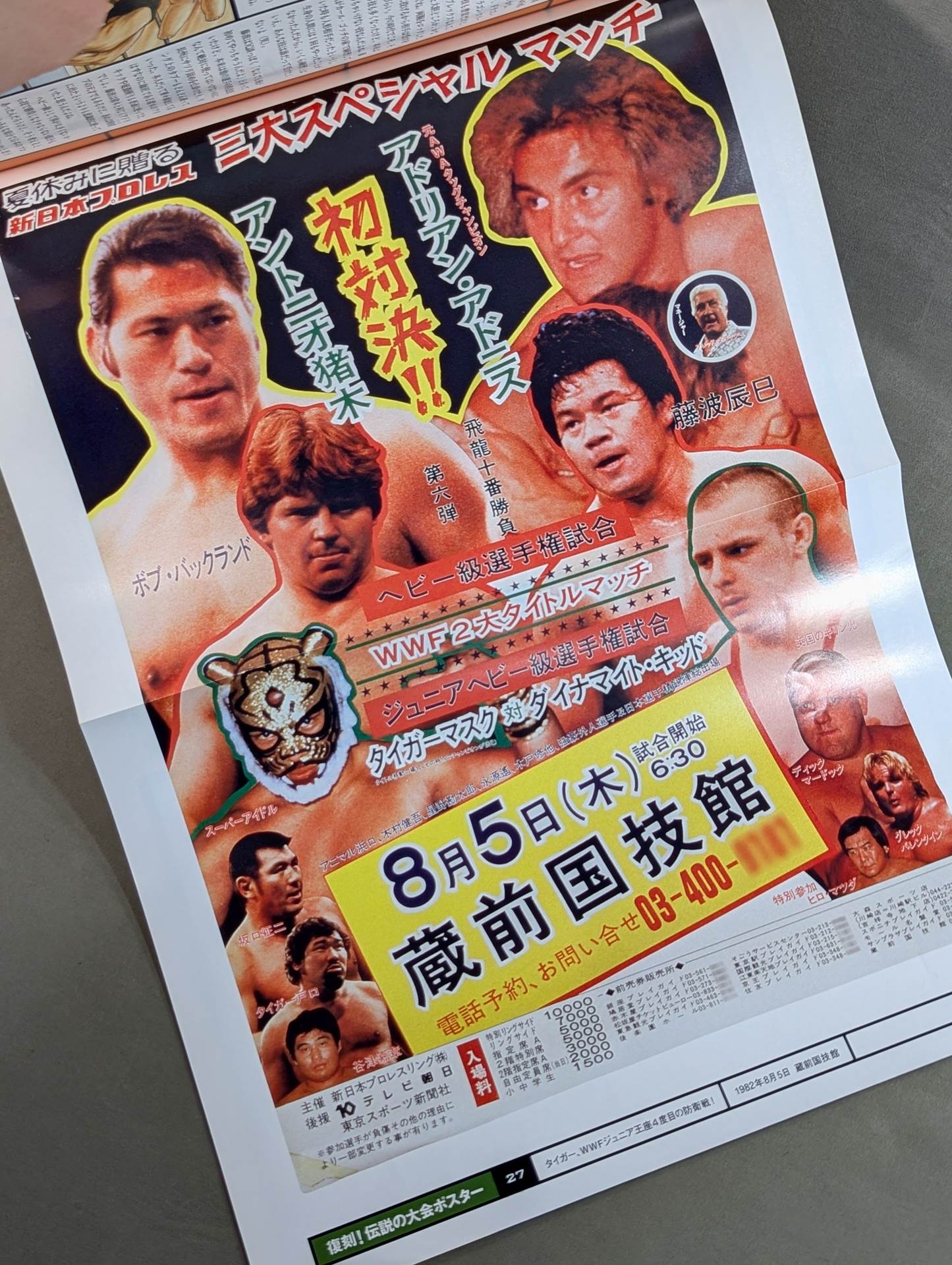 【レア有】燃えろ新日本プロレス19本セット 燃えろ!新日本プロレス vol.27 – 闘道館
