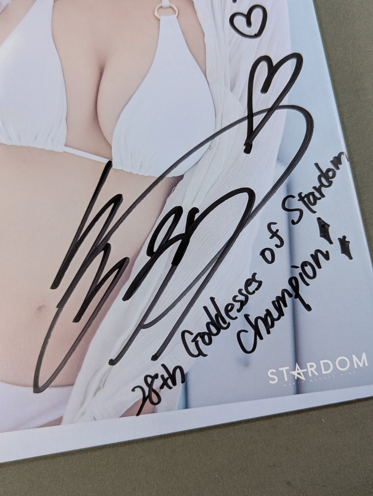 【hand signed autograph】 Mina Shirakawa  photo  Episode THE VENUS (Premium ver.)