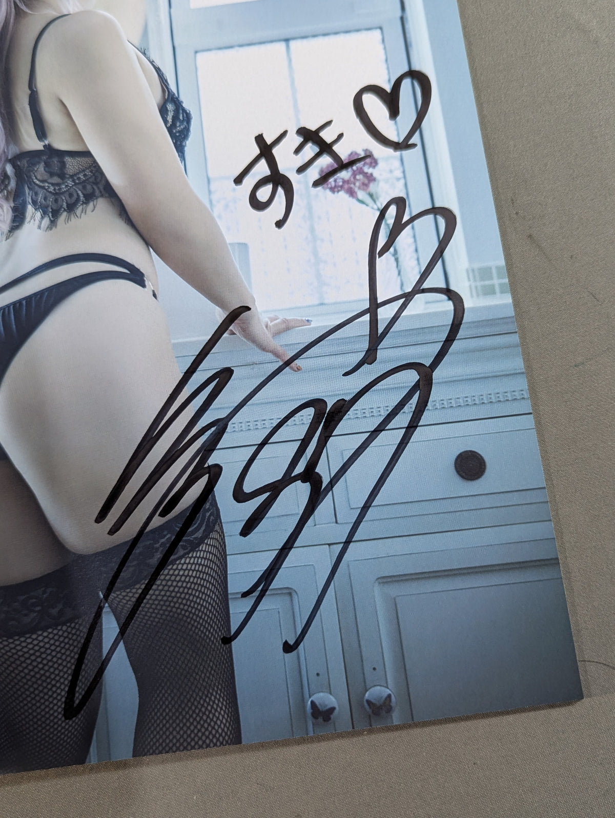 【hand signed autograph】 Mina Shirakawa  photo  Episode THE VENUS (Premium ver.)