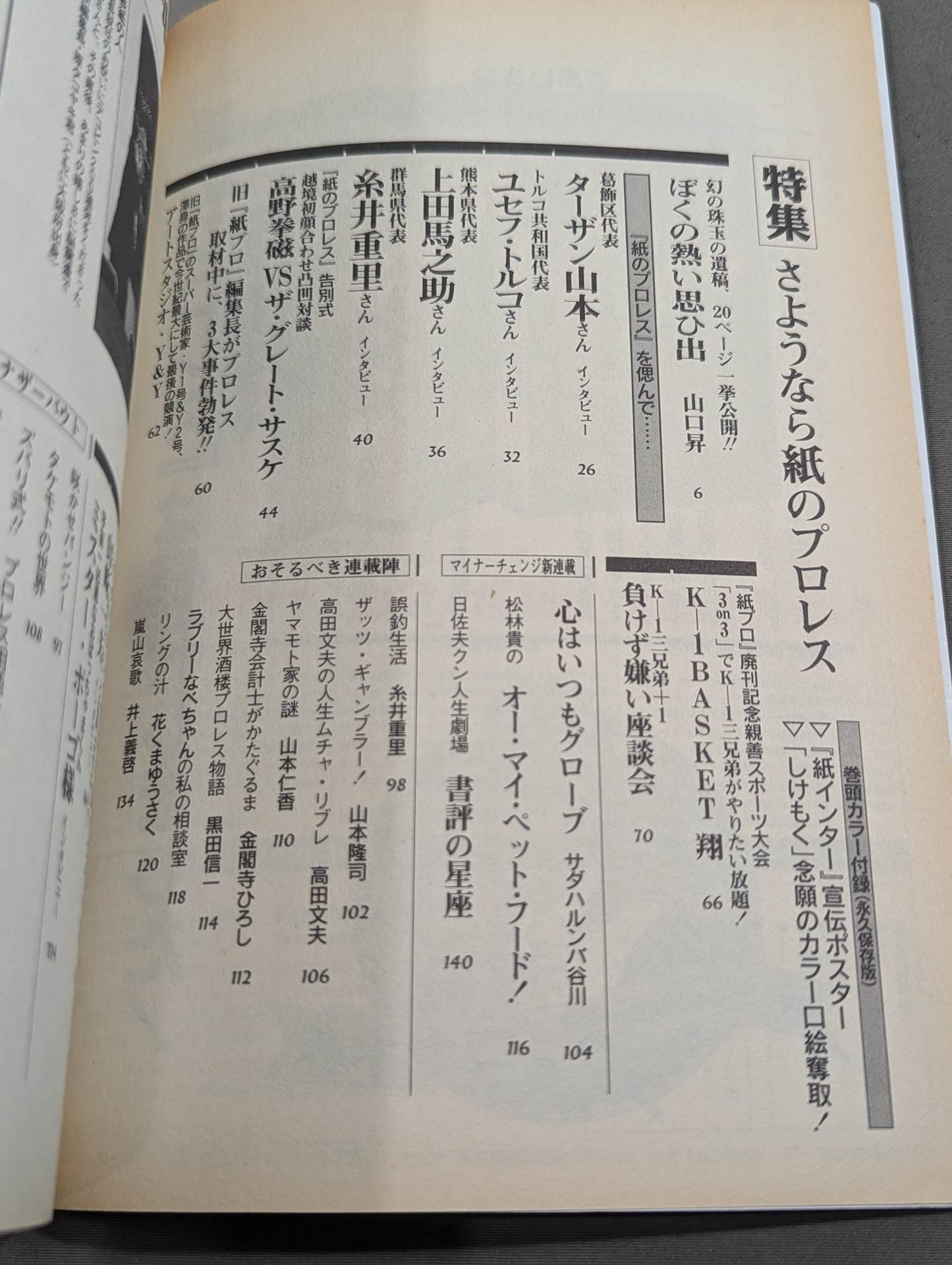 紙のプロレス19
