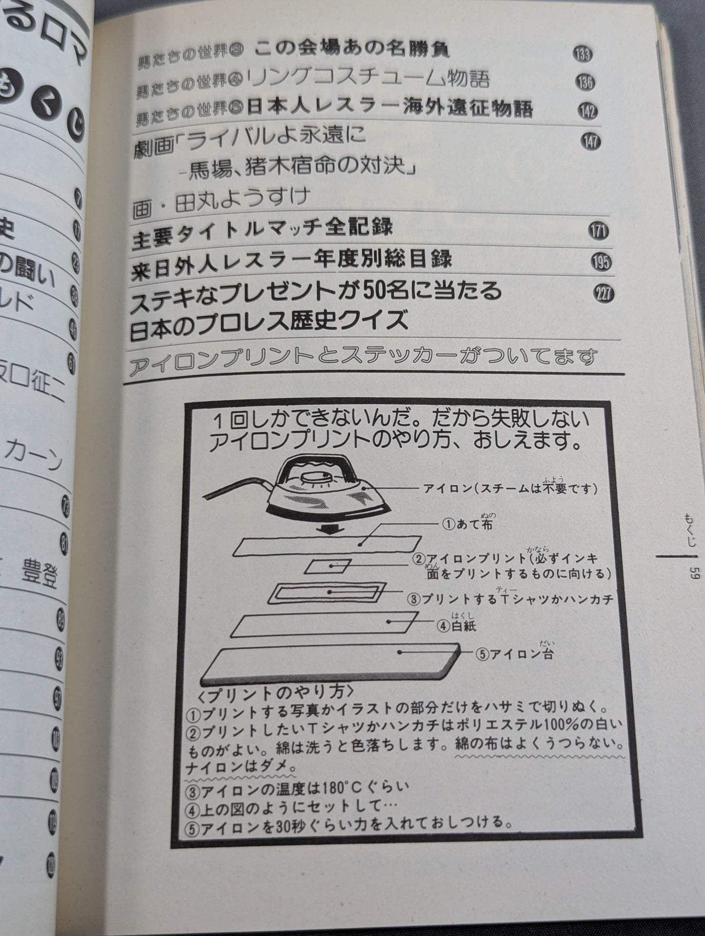 Pro Wrestling All Guidebook(3) Pro Wrestler Warrior of radical romance