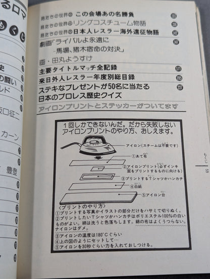 Pro Wrestling All Guidebook(3) Pro Wrestler Warrior of radical romance