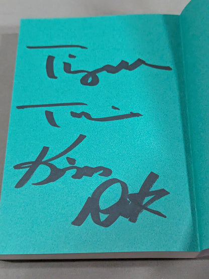 【Tiger Toguchi & Kim Duk 】 2 hand signed autographs ] Memoirs of a tiger Showa Pro Wrestling  Dark Secrets