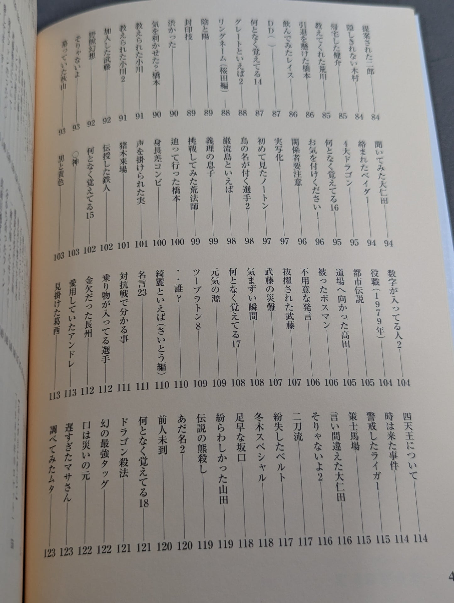 味のプロレス マニアック編