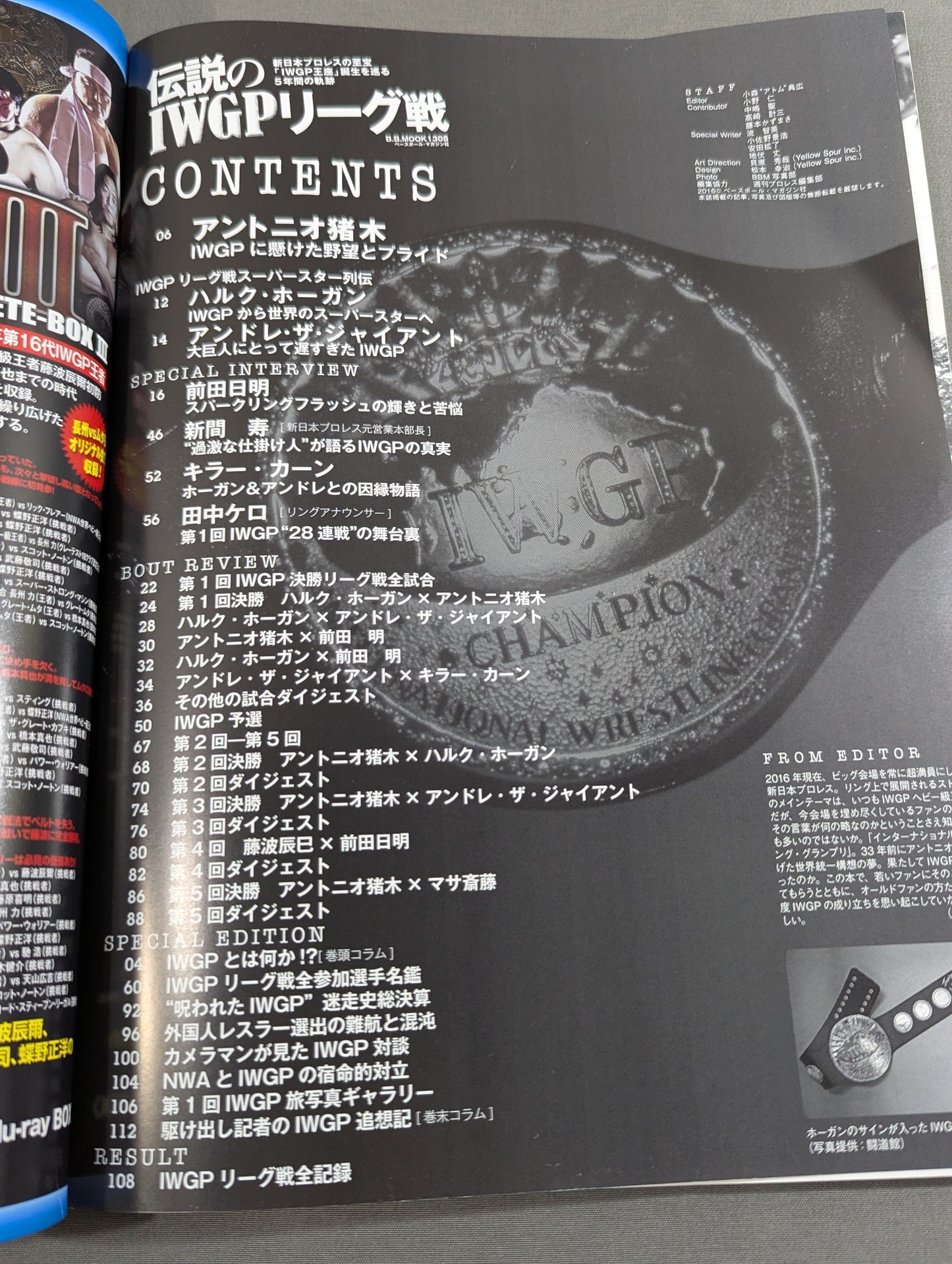 Legendary IWGP League Matches