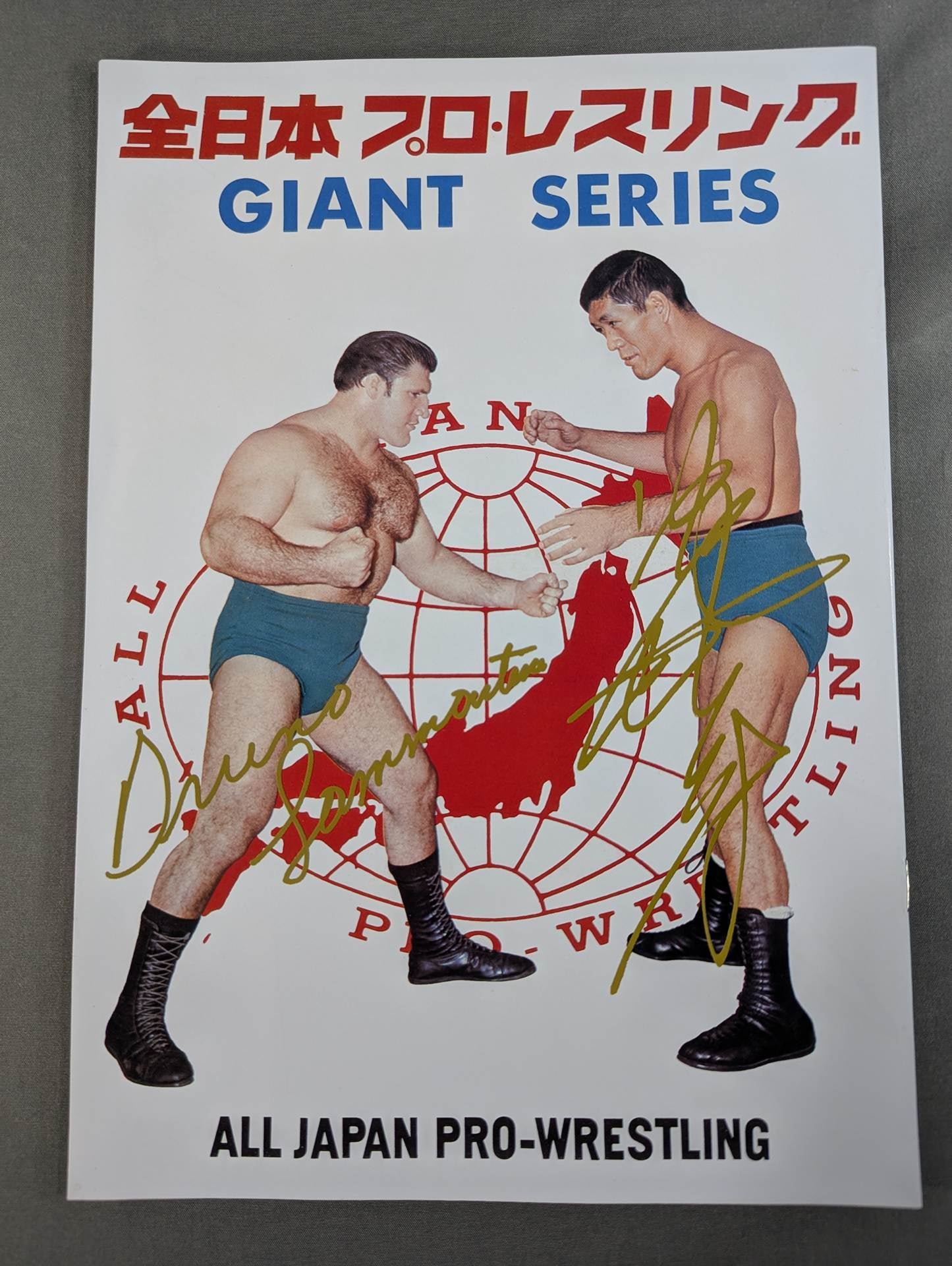 Full Swing Magazine No. 11 All Japan Pro Wrestling Flag Raising Starter Kid