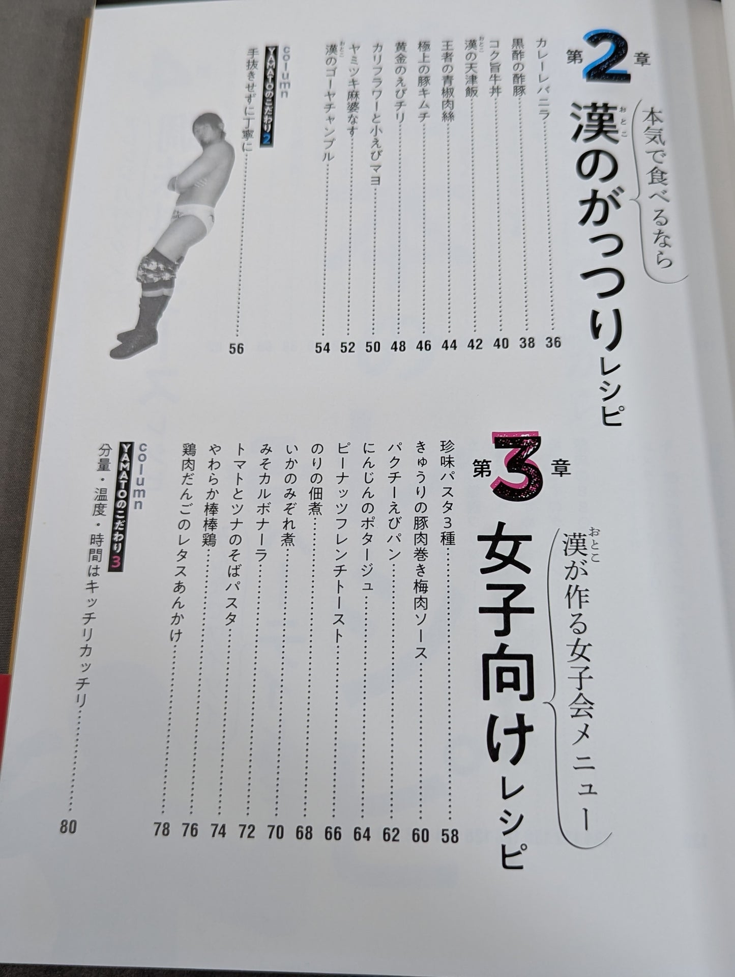【hand signed autograph】 Wrestler YAMATO's muscle kitchen