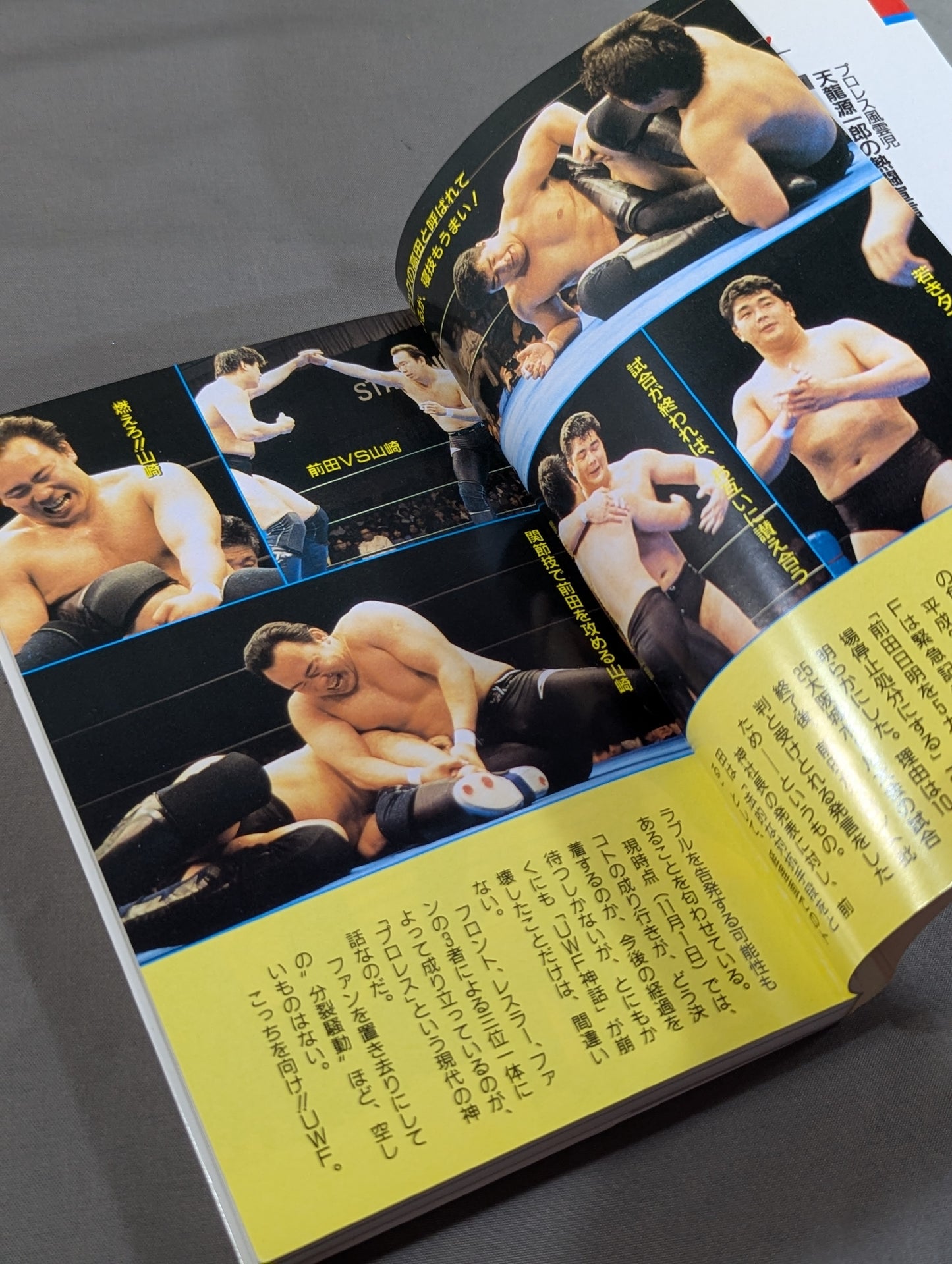 The latest Pro Wrestling encyclopedia (1) Hot Fight ☆ UWF