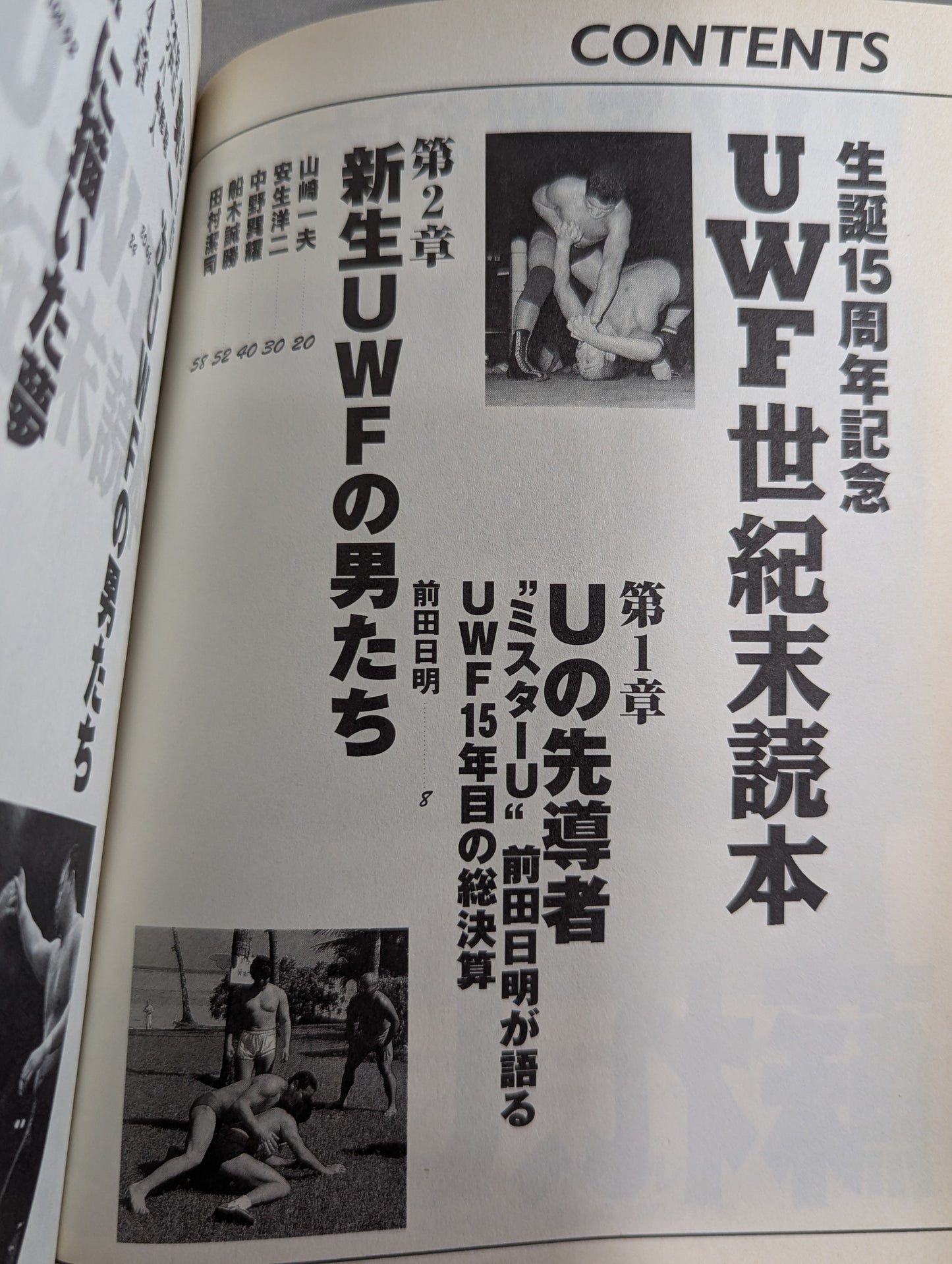 生誕15周年記念 U.W.F.世紀末読本